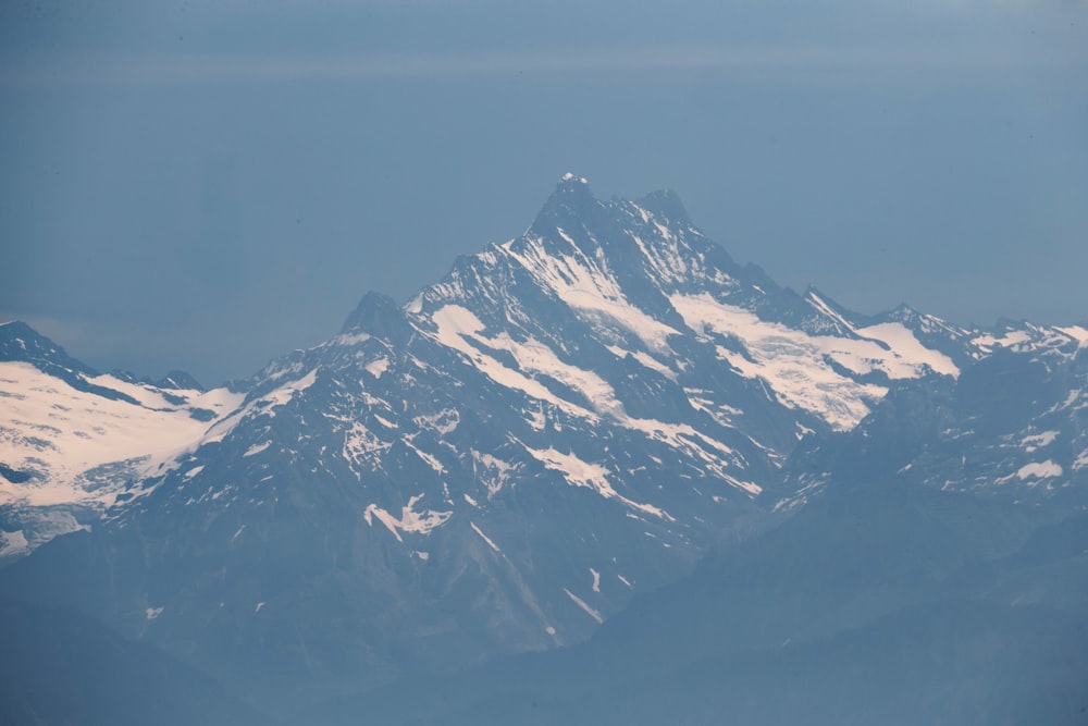 a snowy mountain top