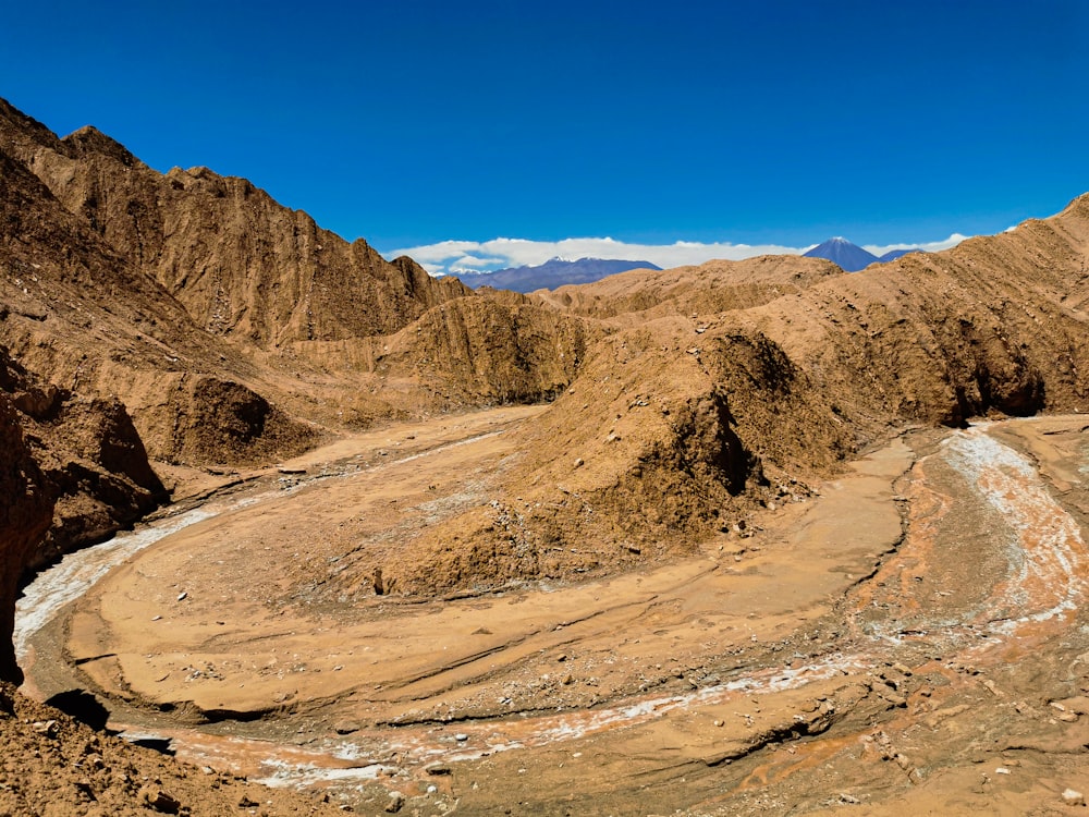 Un gran paisaje desértico