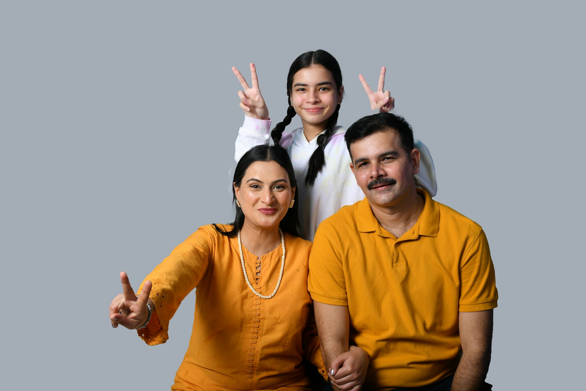 a group of people posing for a photo
