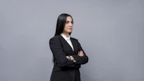 Portrait of Karen M. Merlo Panduro, founder and lead attorney, in a professional setting.
