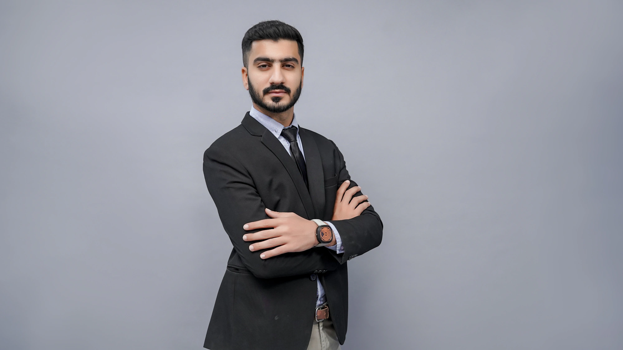 Portrait of Khalid Al-Mansoori, Head of Trading