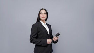 a person holding a tablet