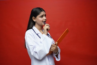 a person holding a microphone