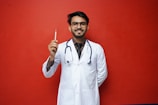 a doctor holding a syringe