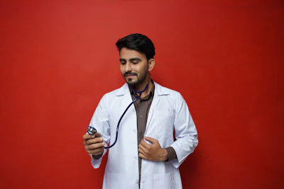 Indian physician using modern technology - business succession planning for tech-savvy doctors