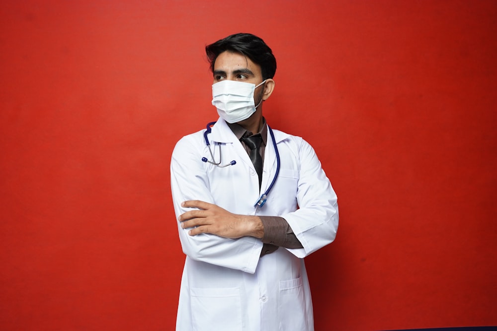 a doctor with a mask