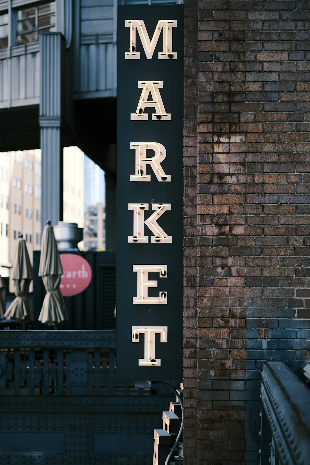 a sign on a building