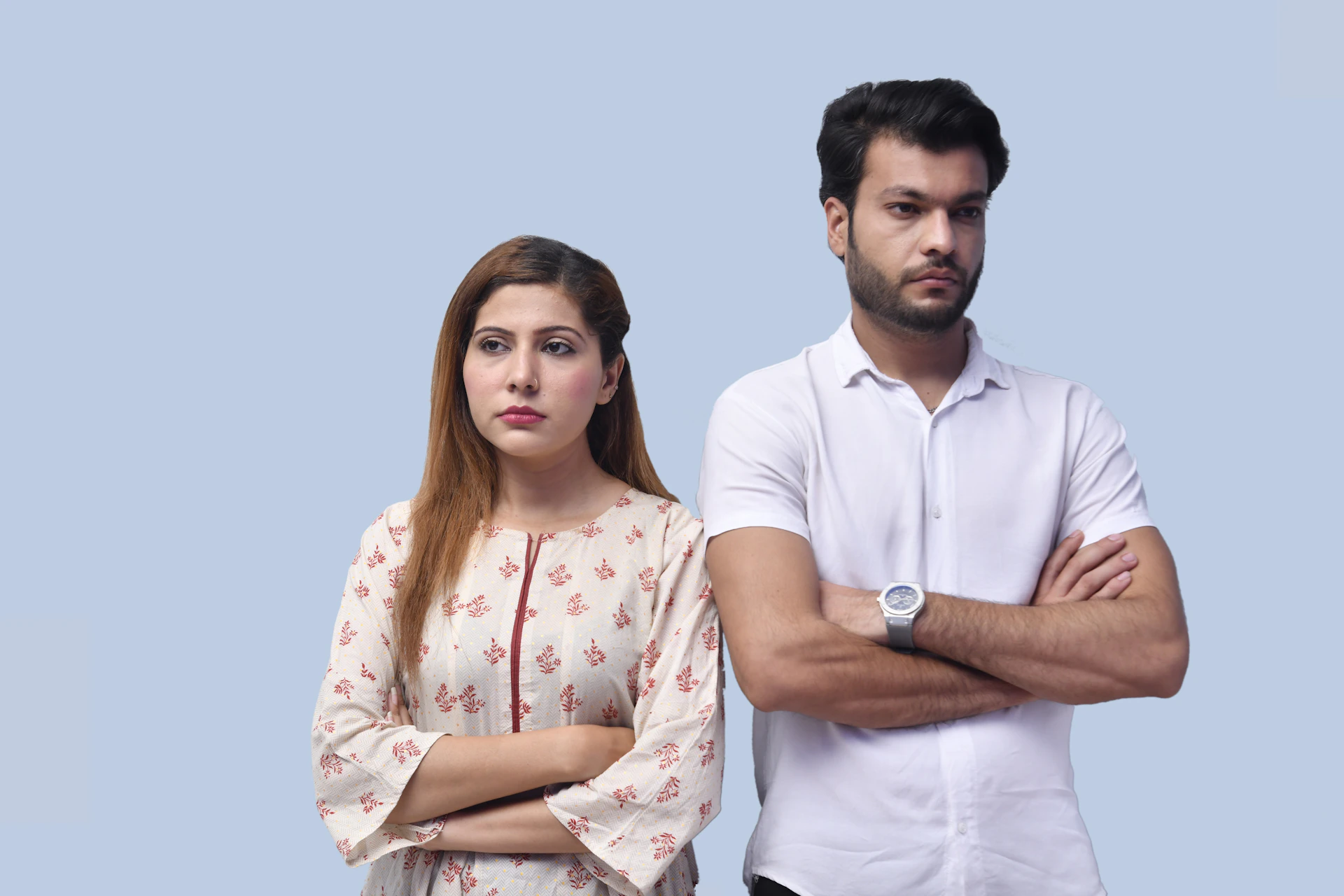 a man and a woman posing for a photo