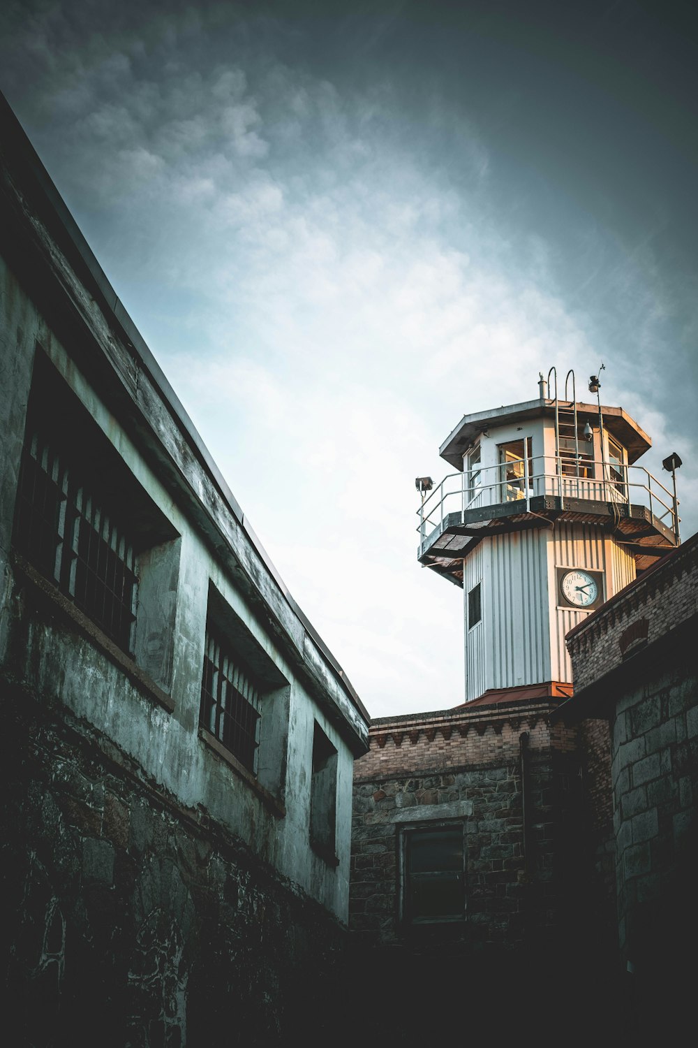 a clock tower on a building