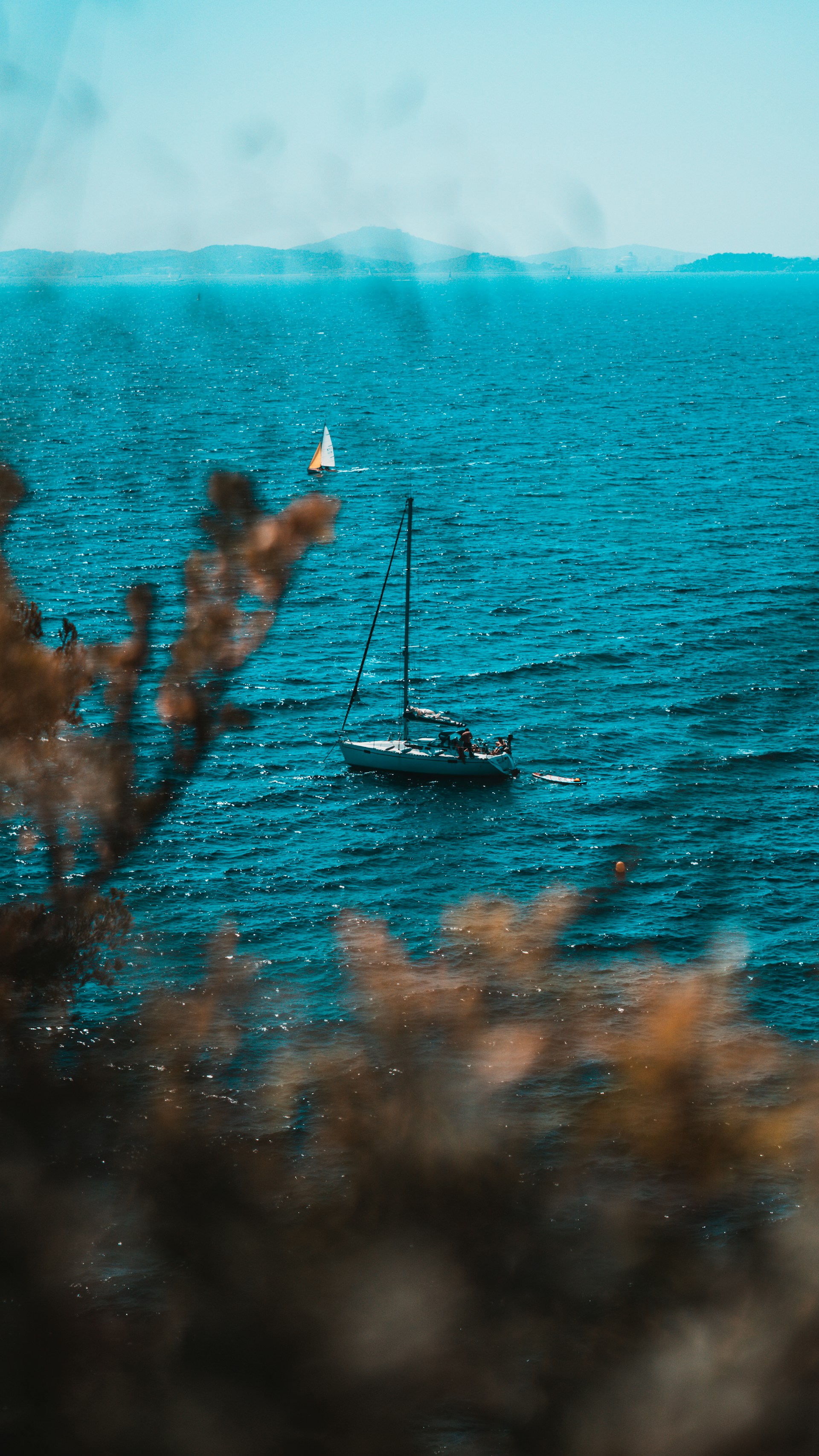 a boat in the water