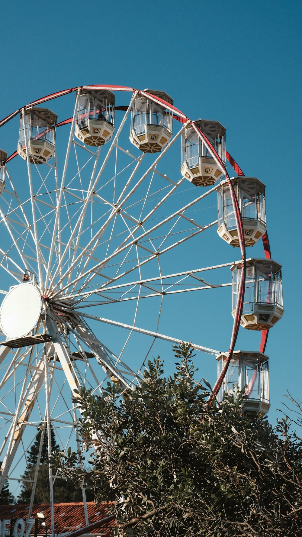 a large ferris wheel