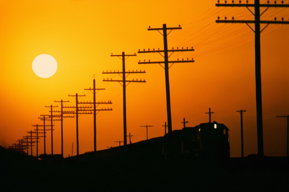 a train on the railway tracks