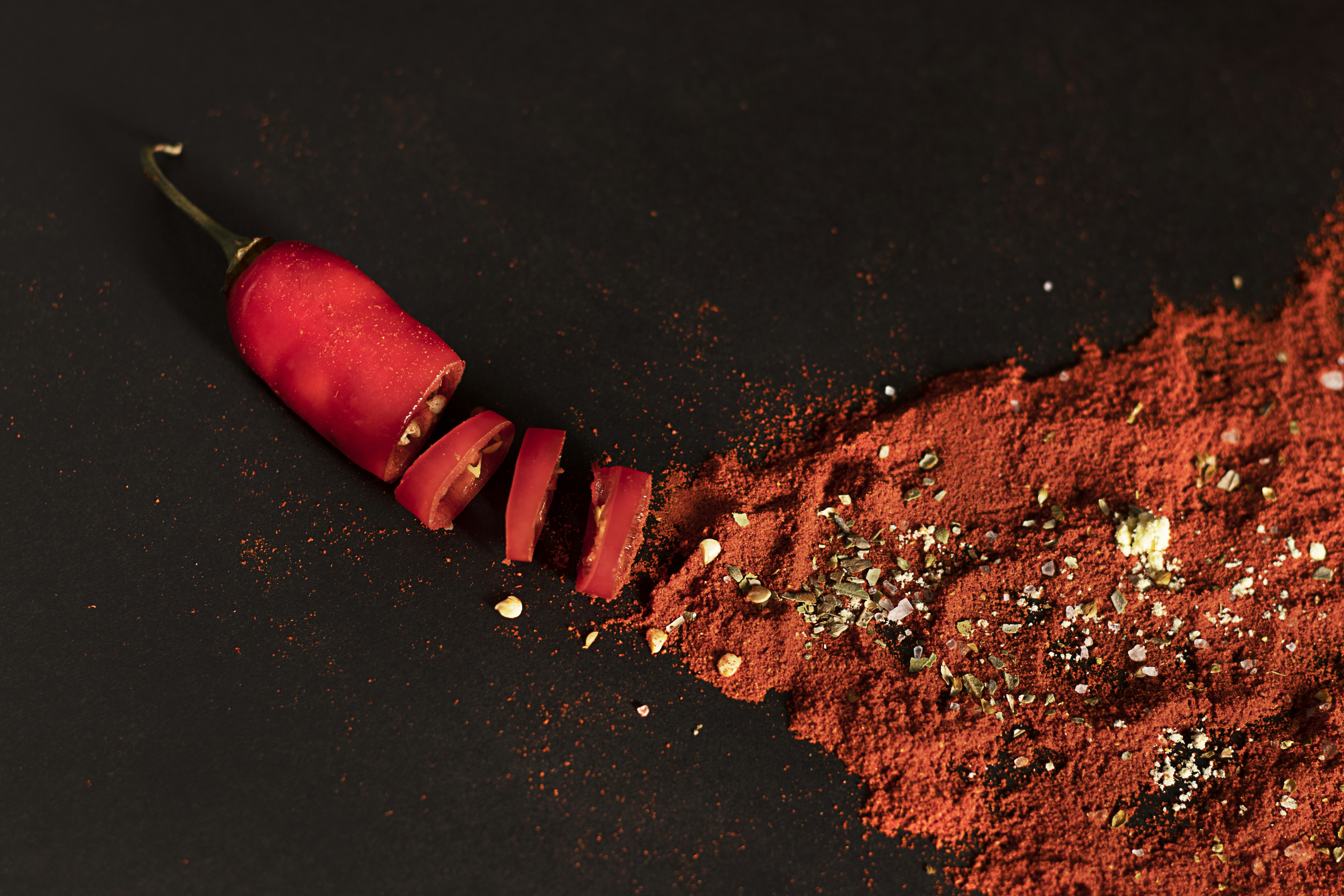 Close-up of a red worm