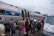 Families enjoying the maple choo choo at a community festival.