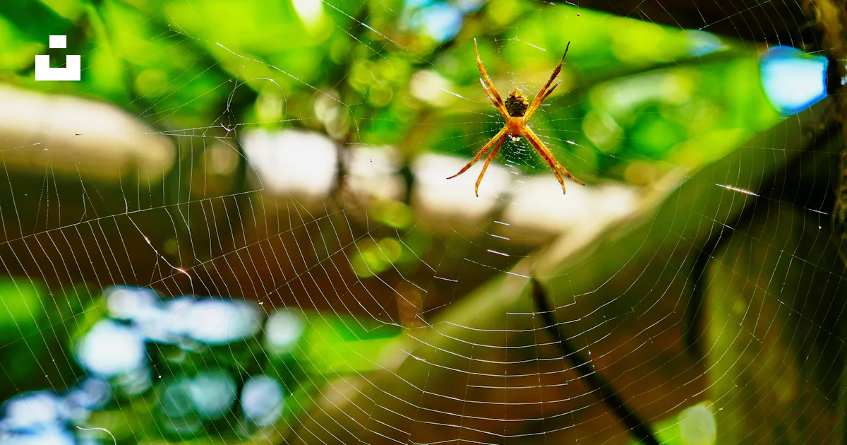 Una araña en una telaraña foto – Imagen de Araña gratuita en Unsplash