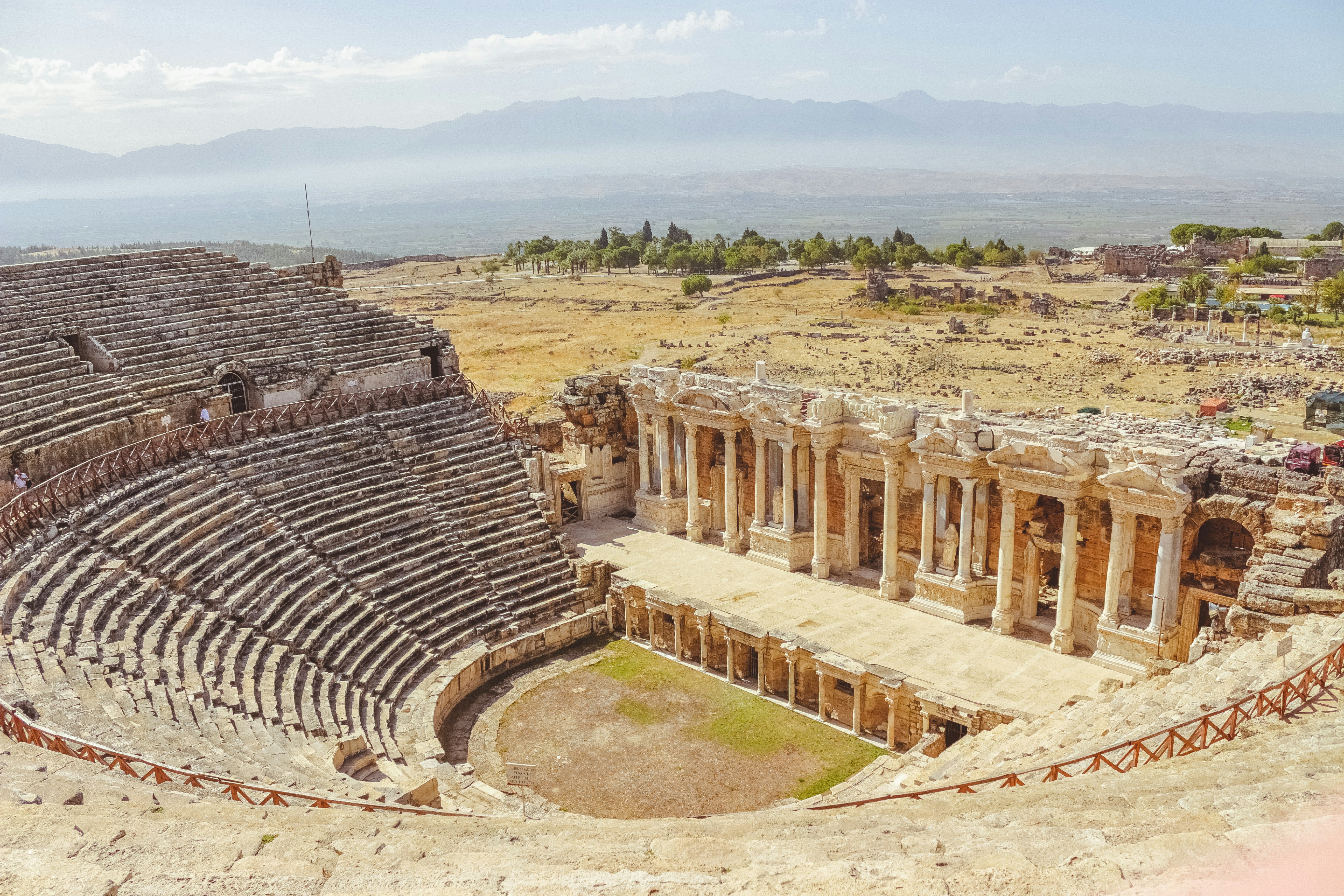 an ancient city with many ruins