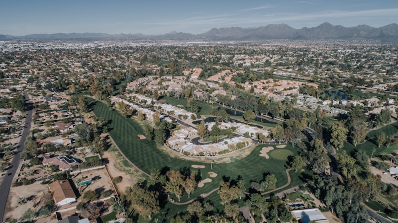 Residential neighborhood showing homes that need plumbing services