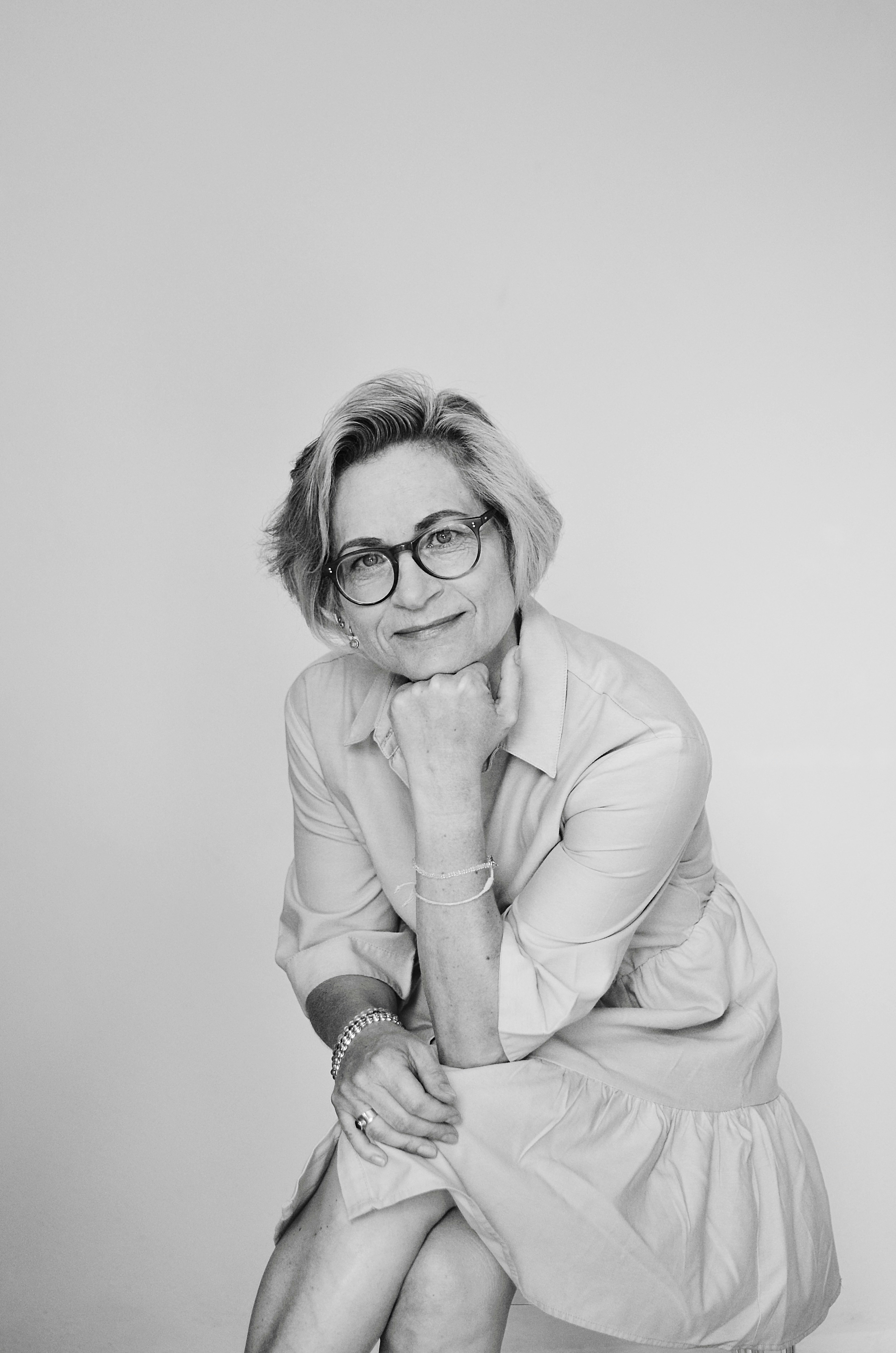 eine Person mit Brille