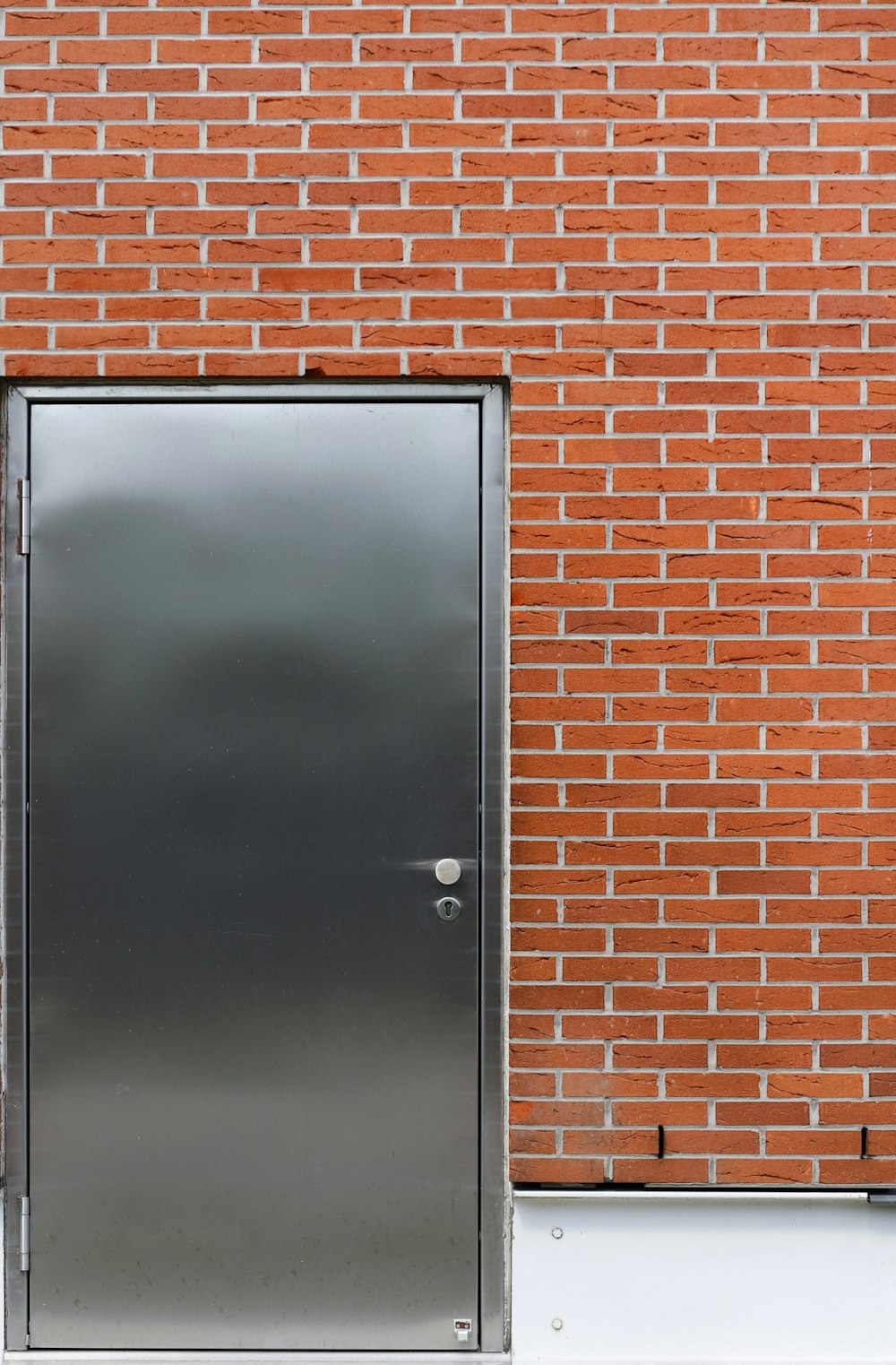 a door in a brick wall