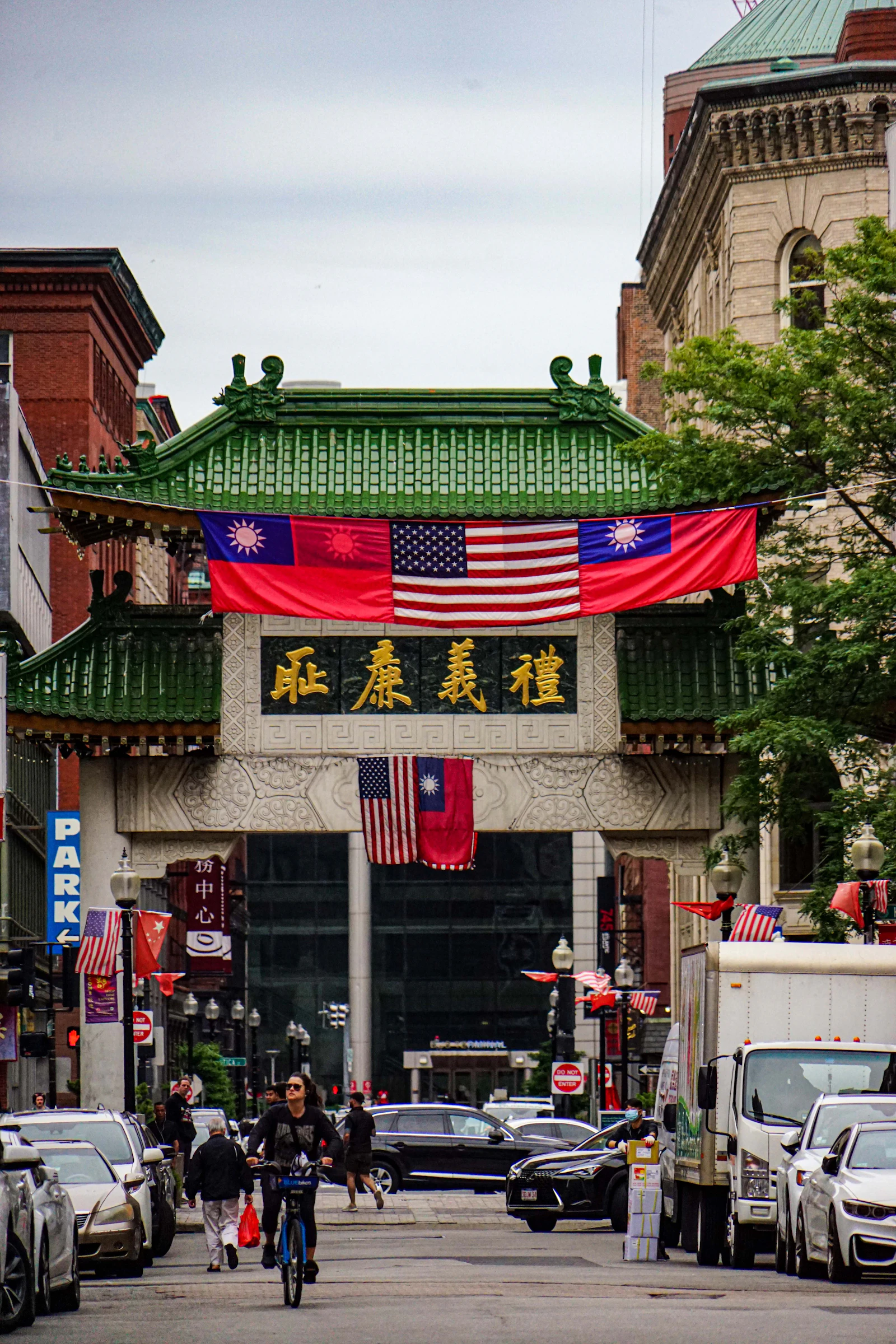 Chinatown, Boston streetscape
