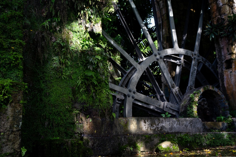 a bridge over a river