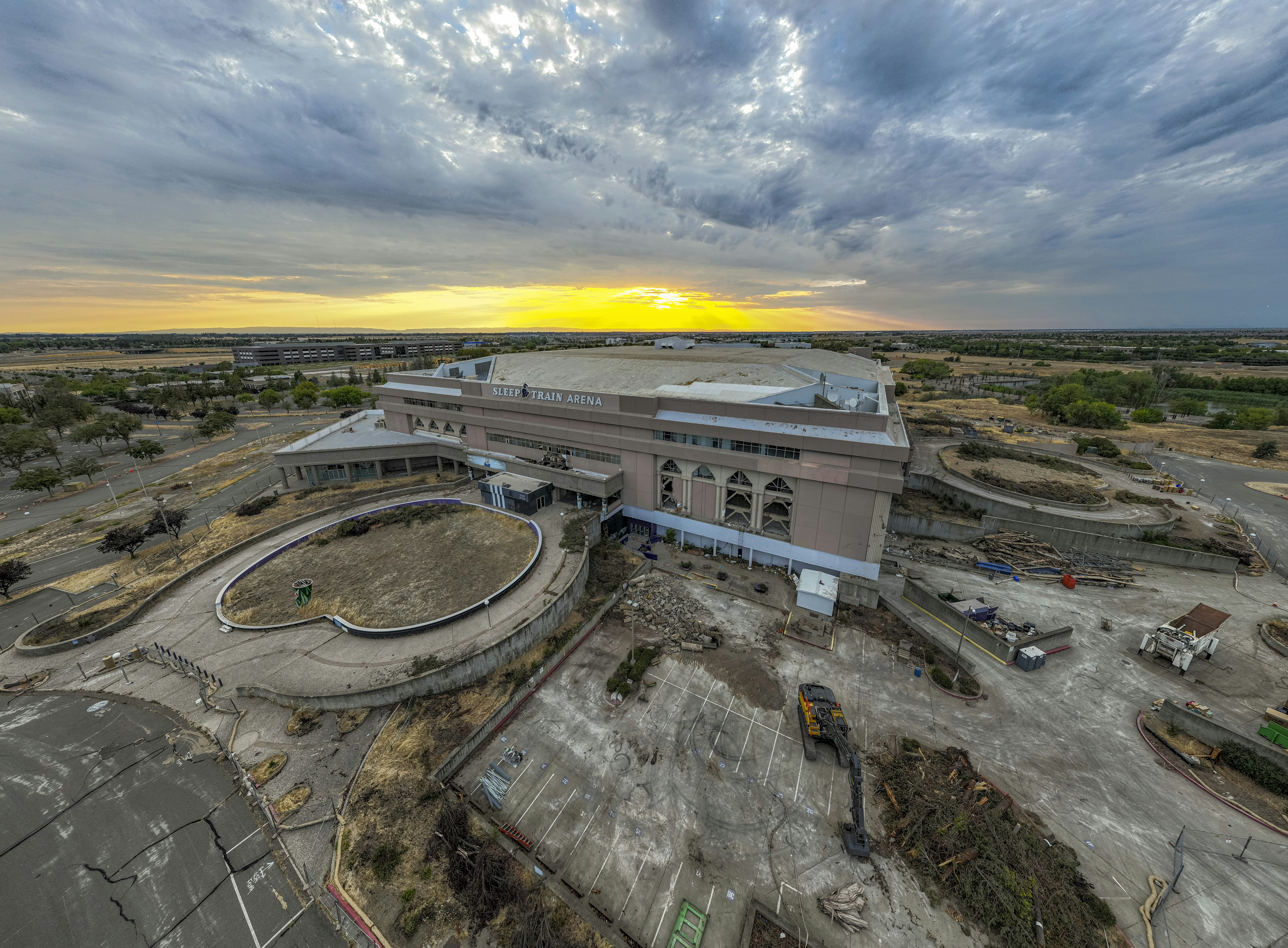 a high angle view of a building under construction, sacramento</p><p>l