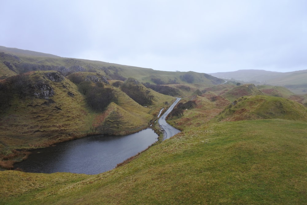 a river running through a valley