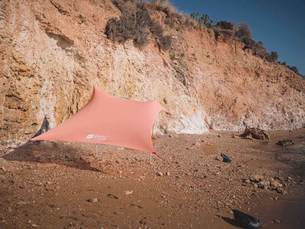 a tent on a beach