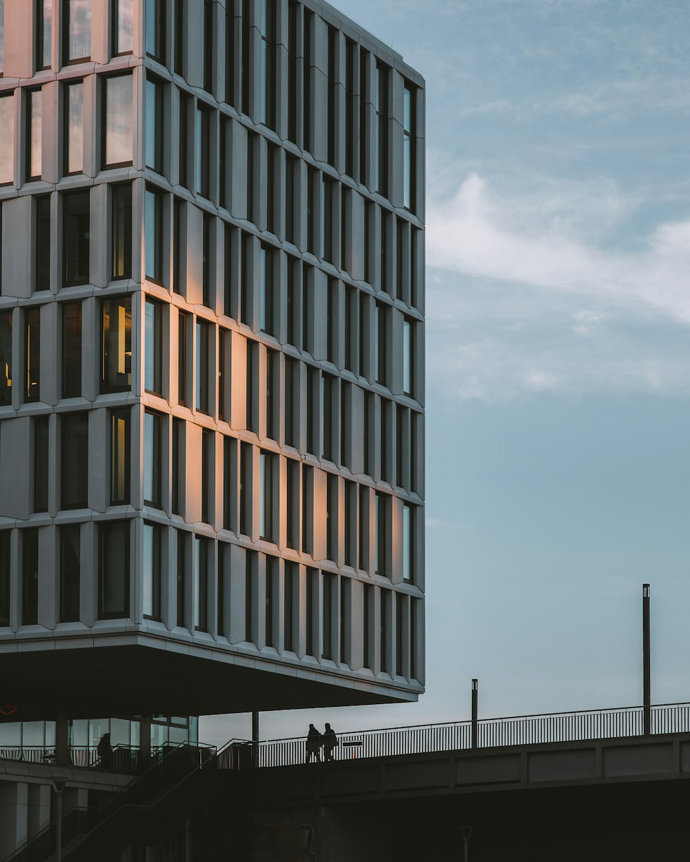 a building with a bridge