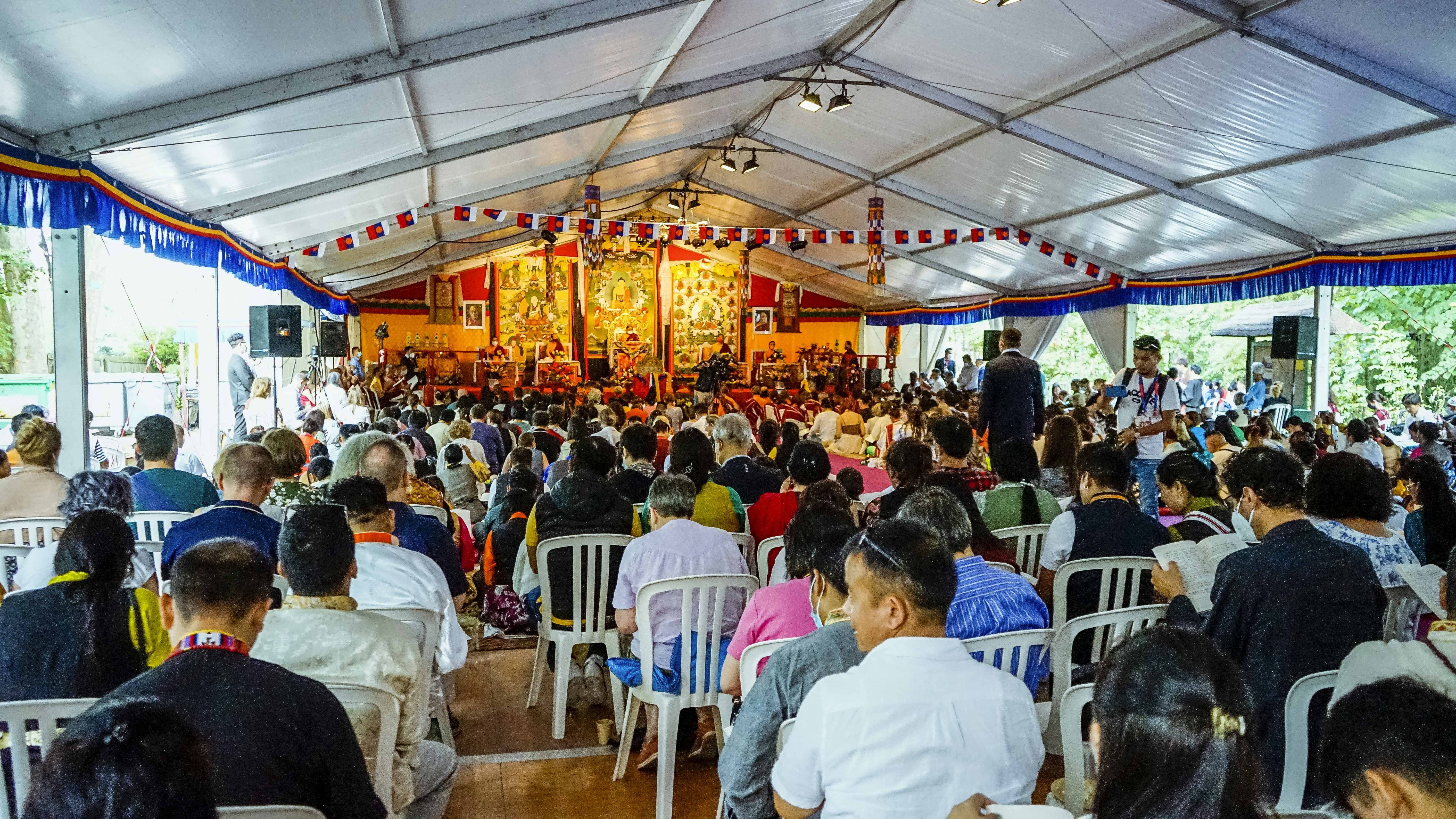 The Second European Sakya Monlam held on 30 July to 1 August 2022 at the Grande Pagode, Bois de Vincennes, 12th Arrondissement, Paris, France.