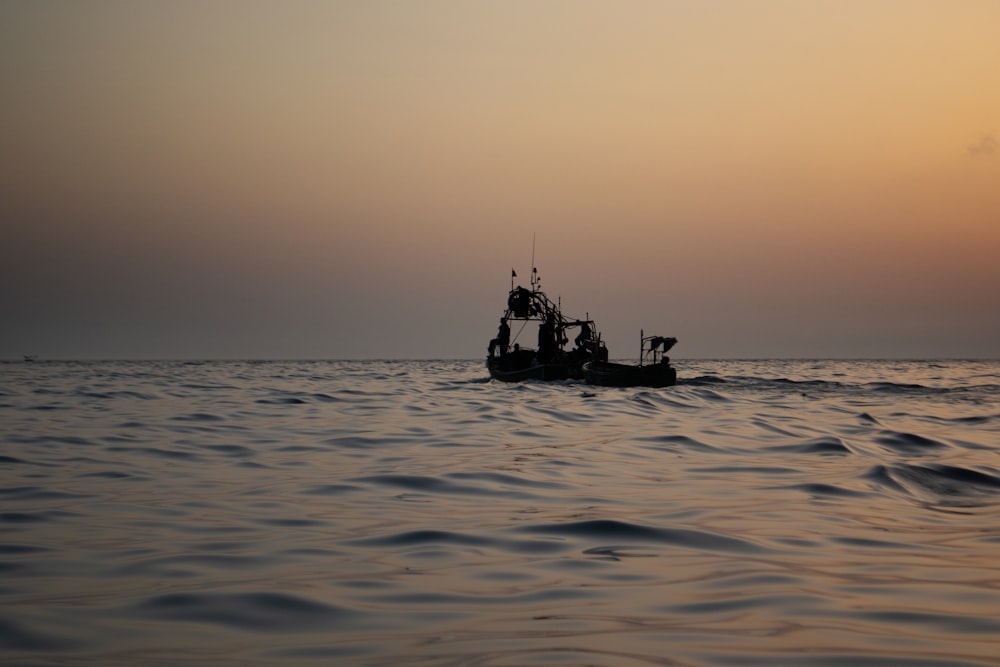 a boat in the water