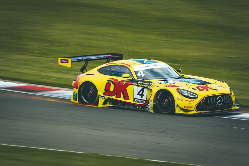 a race car on a track