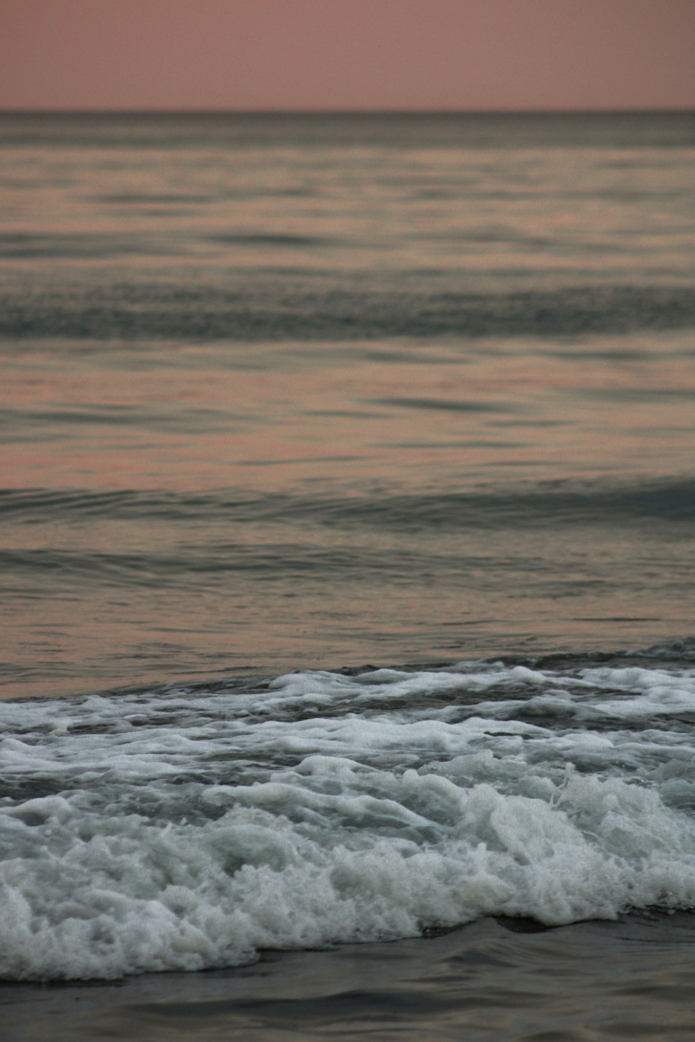 waves on a beach