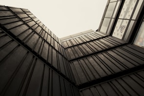 An artistic image of a modern architectural design.