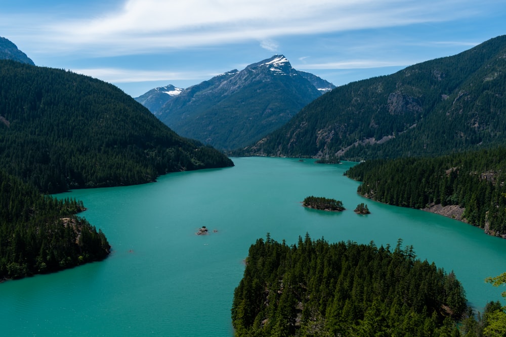 North Cascades National Park surrounded by mountains
