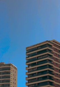 a few tall buildings