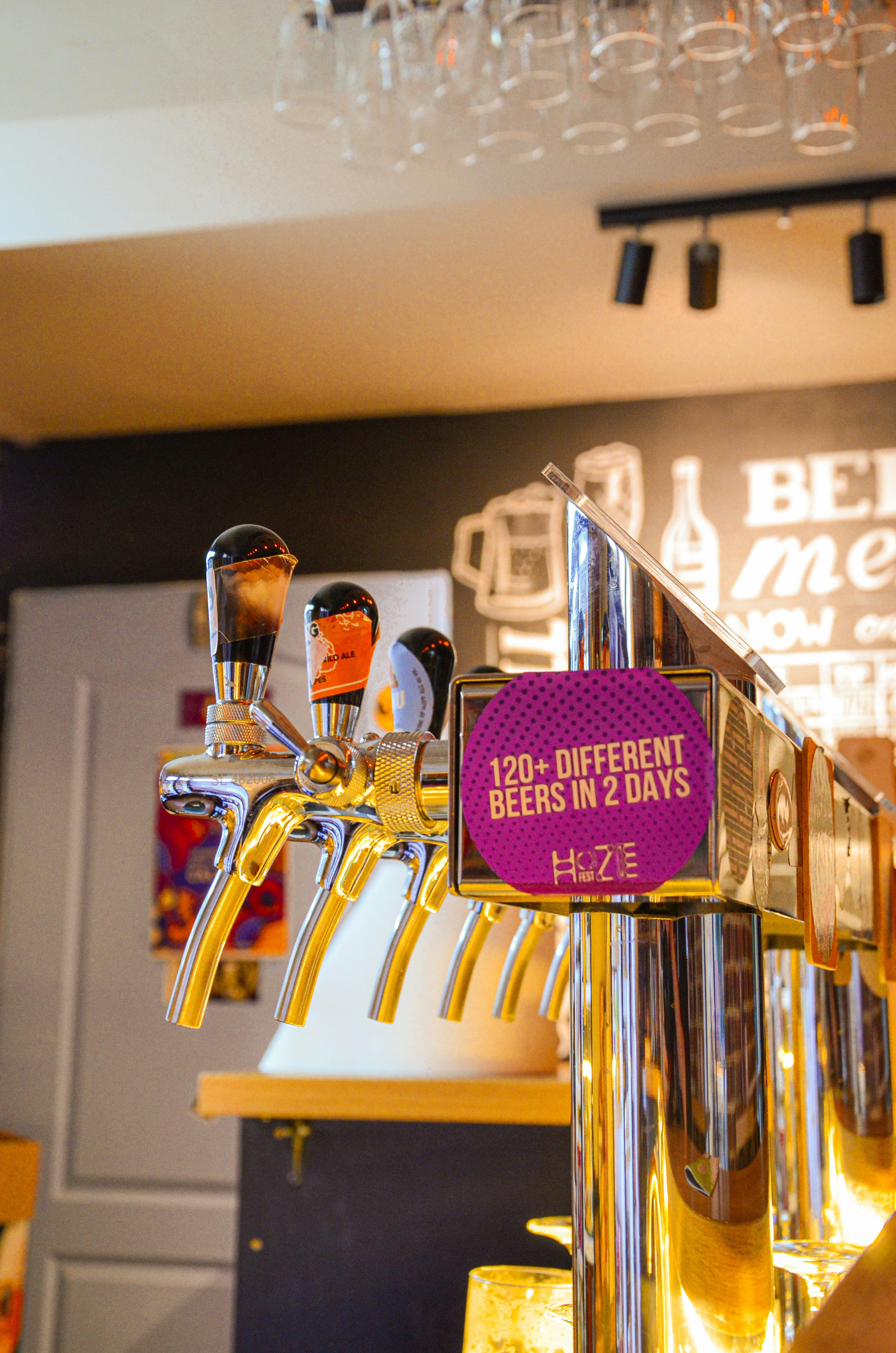 a trophy on a counter