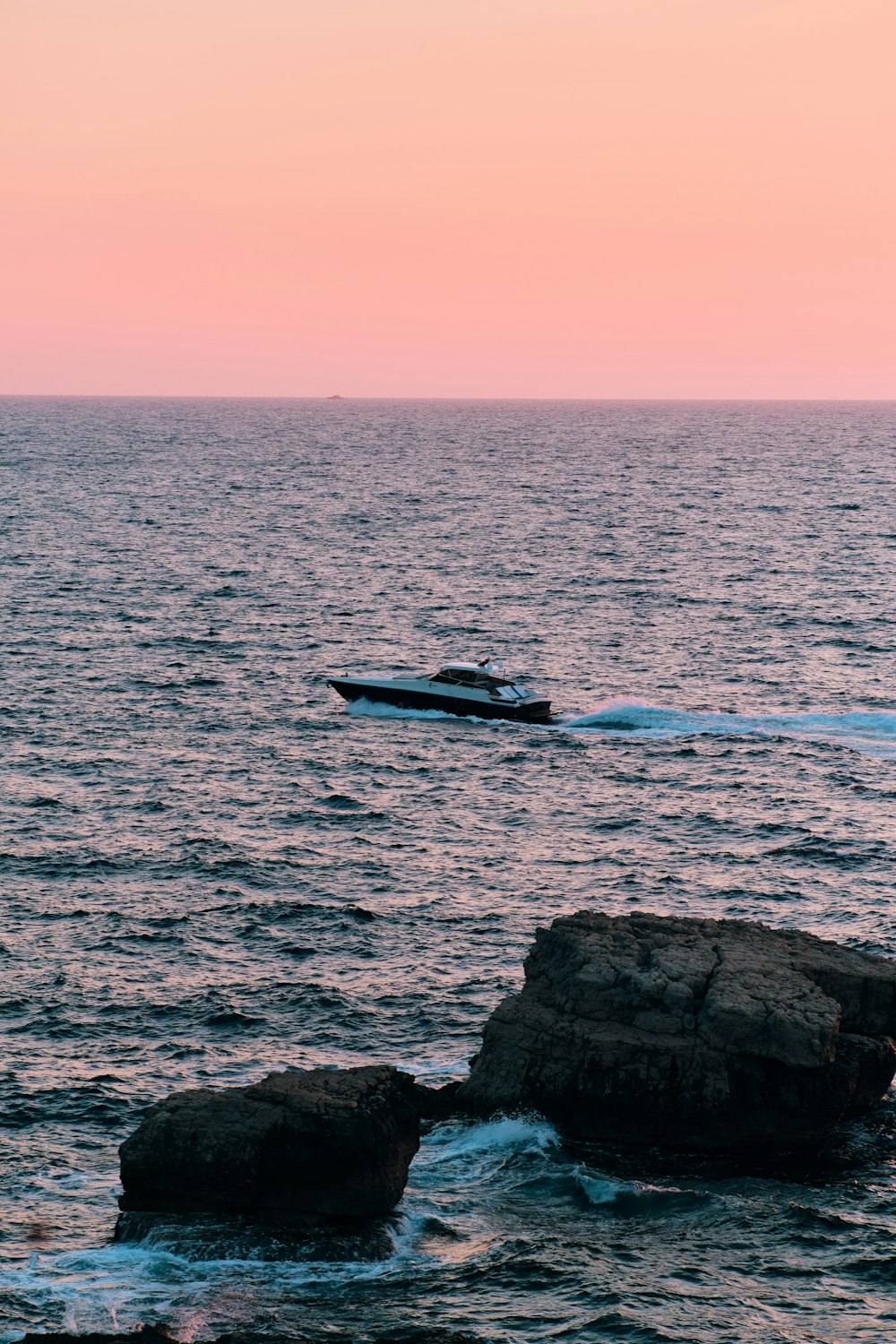 a boat in the water