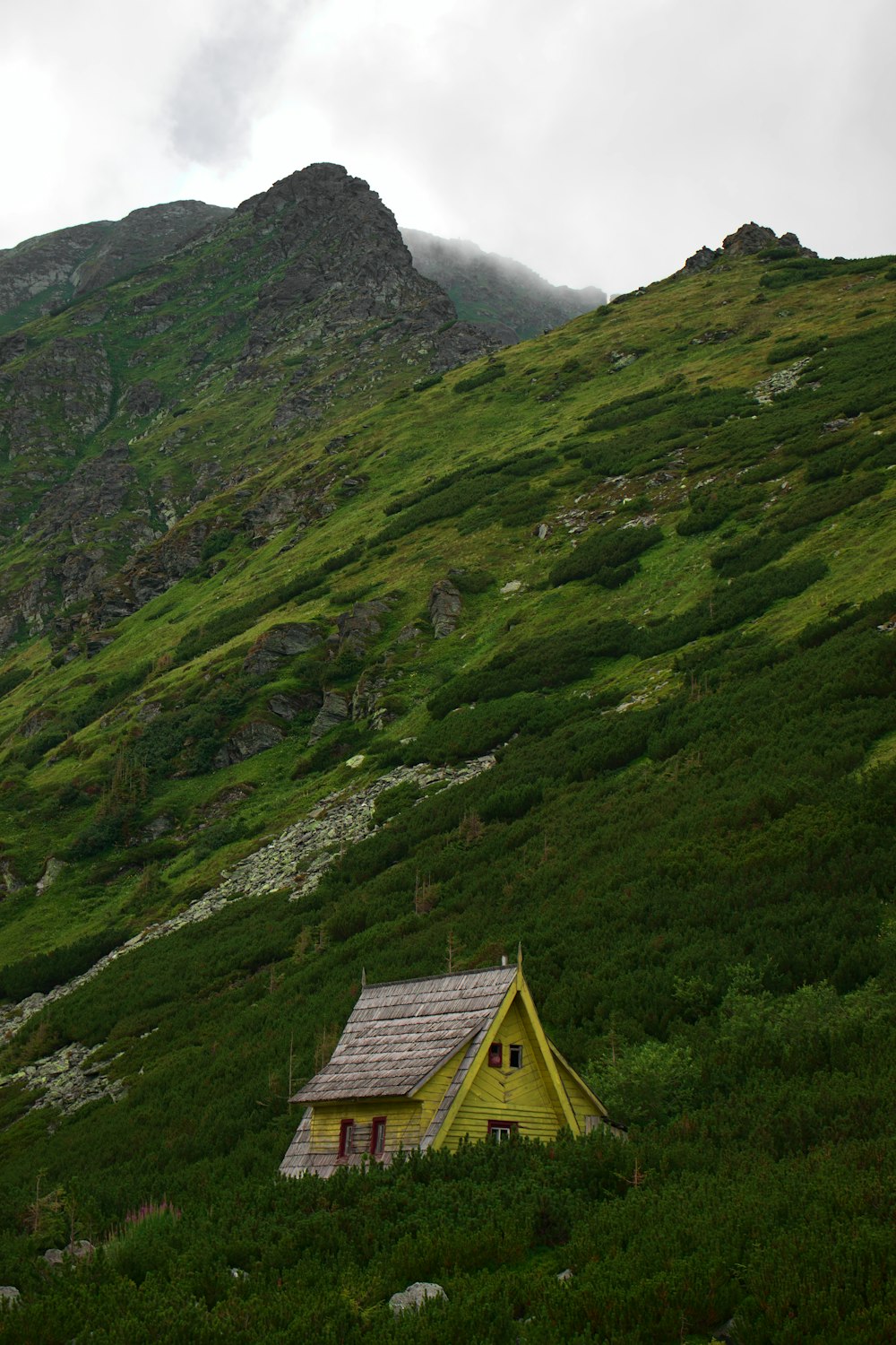 a house on a hill