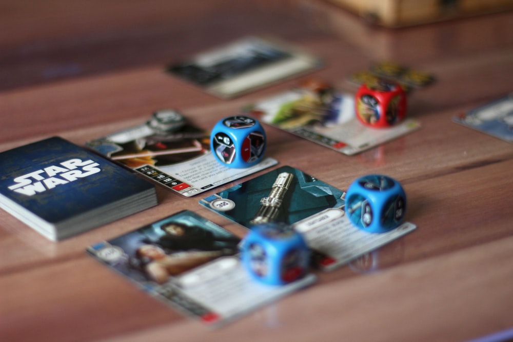 a group of toy cars on a table