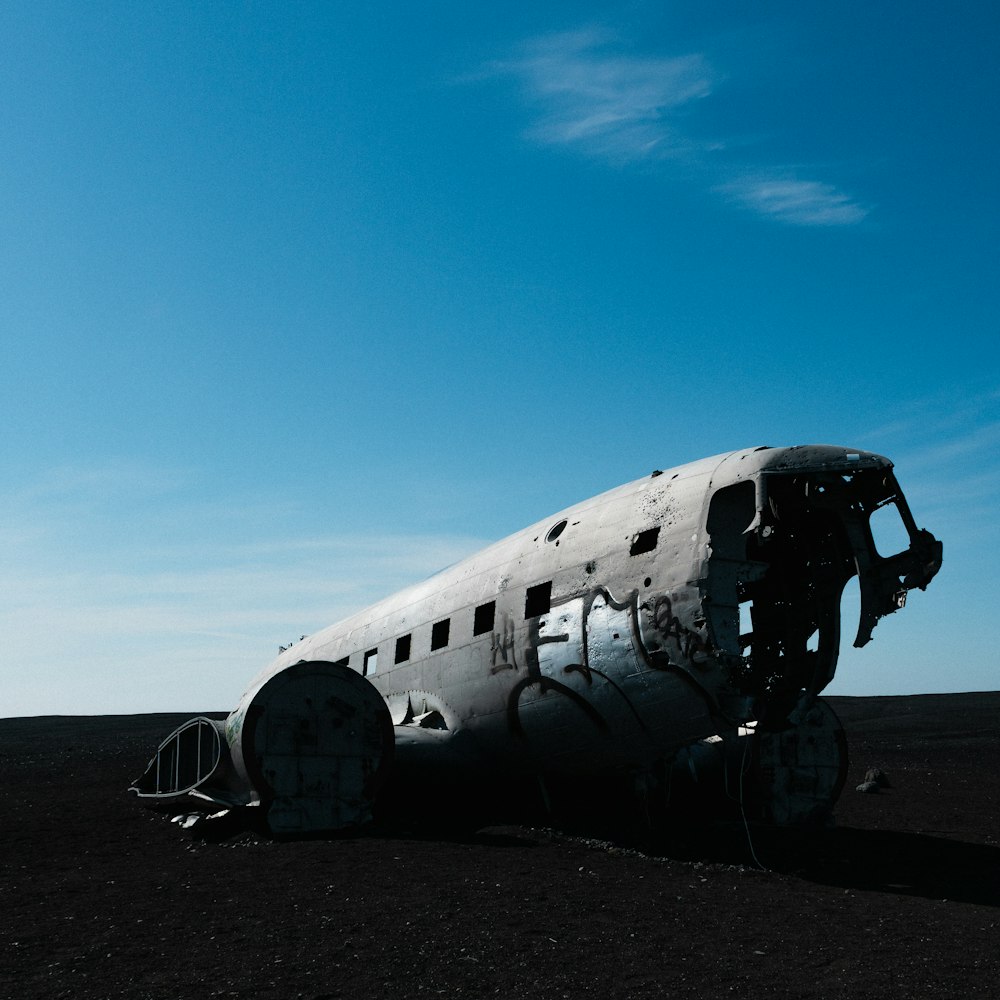 a large white airplane