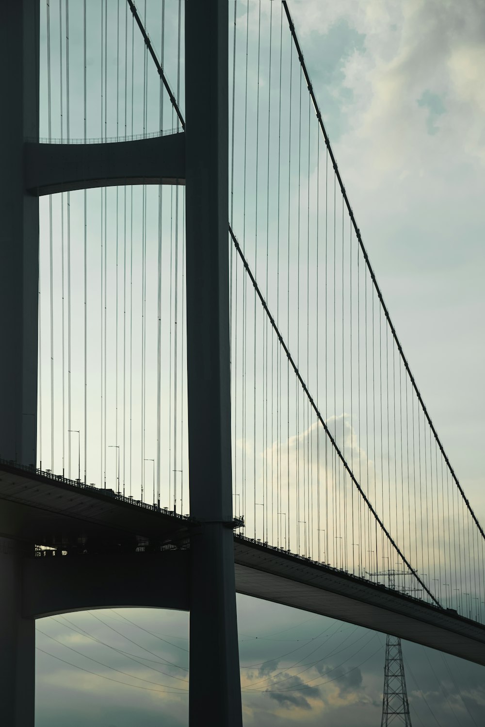 a bridge with cables