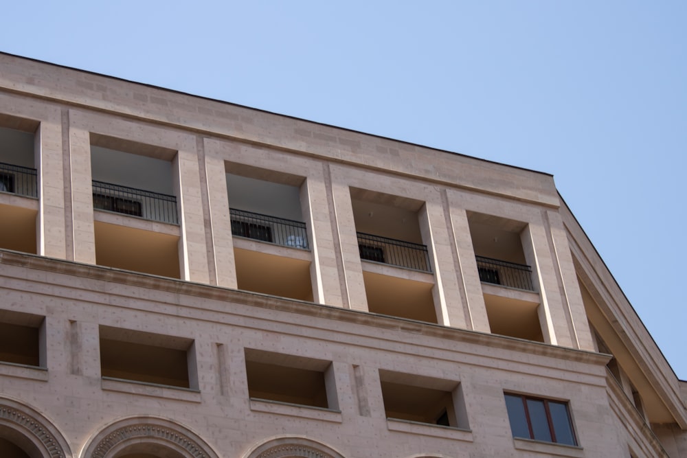 a building with balconies