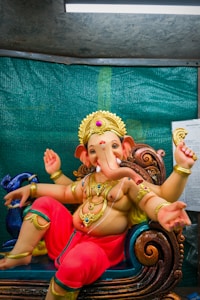 Brass Ganesha Idol