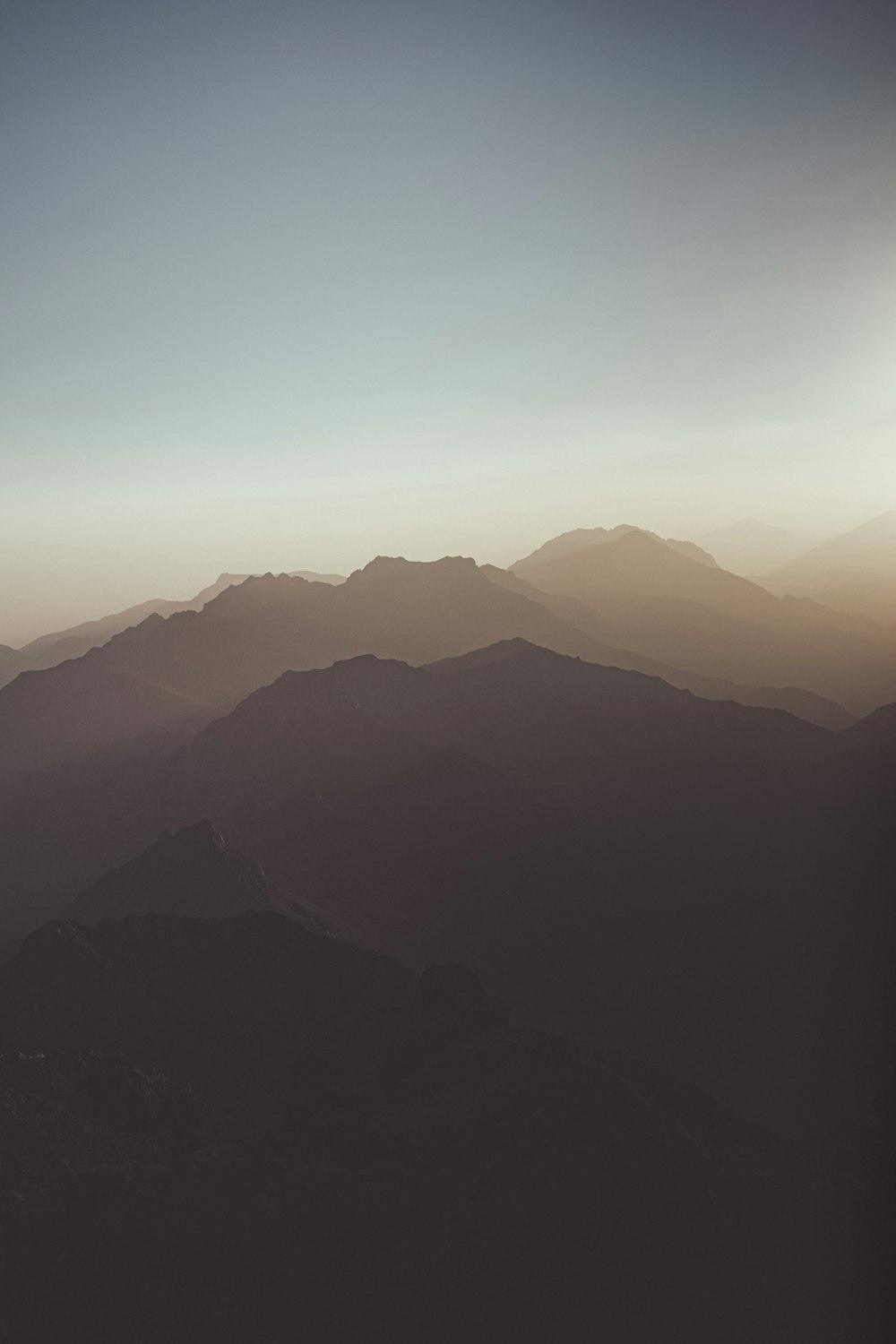 a view of a mountain range