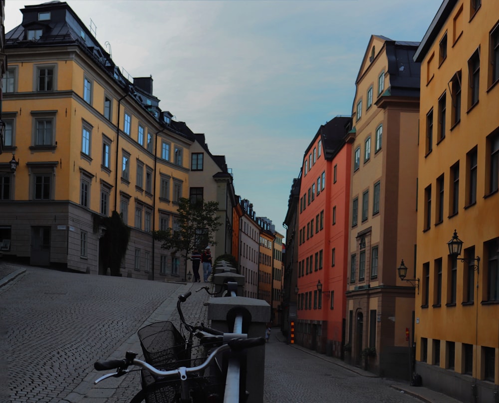 Gamla stan street with buildings