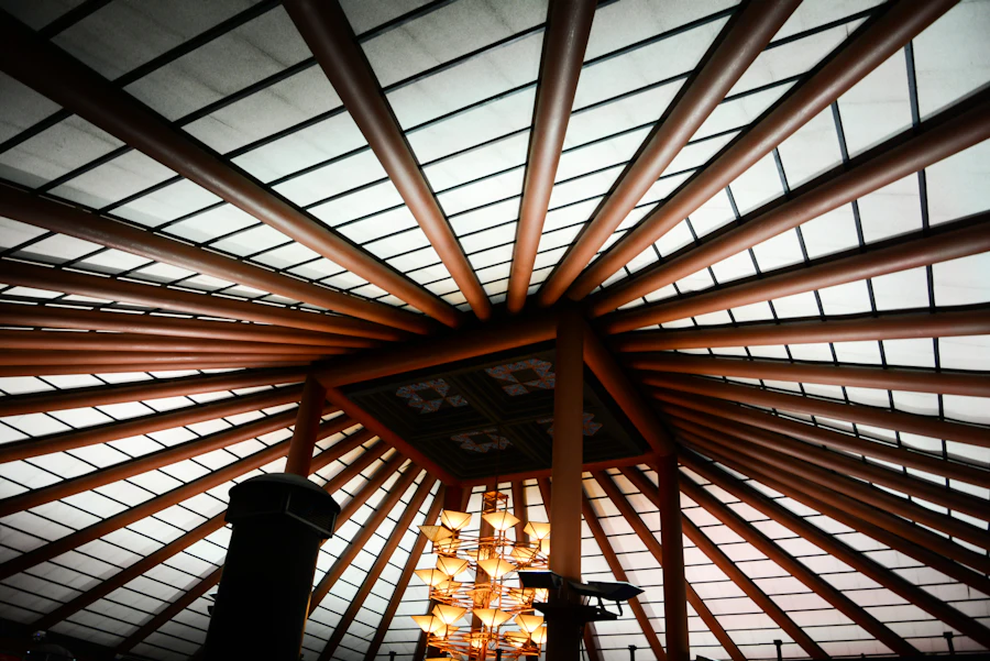 Room lit by roof windows