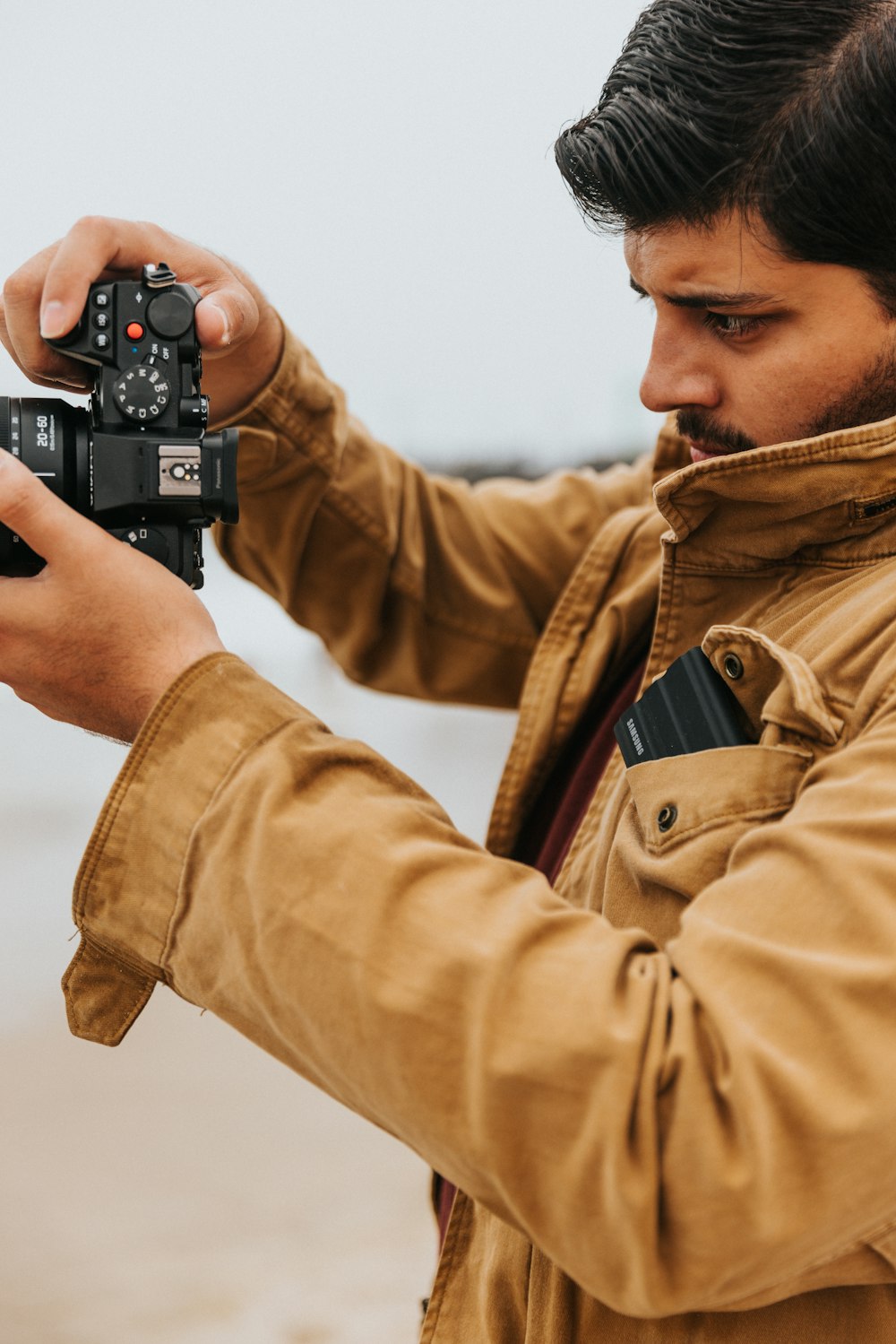 a man holding a gun