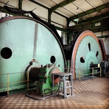 a large metal machine