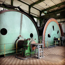 a large metal machine